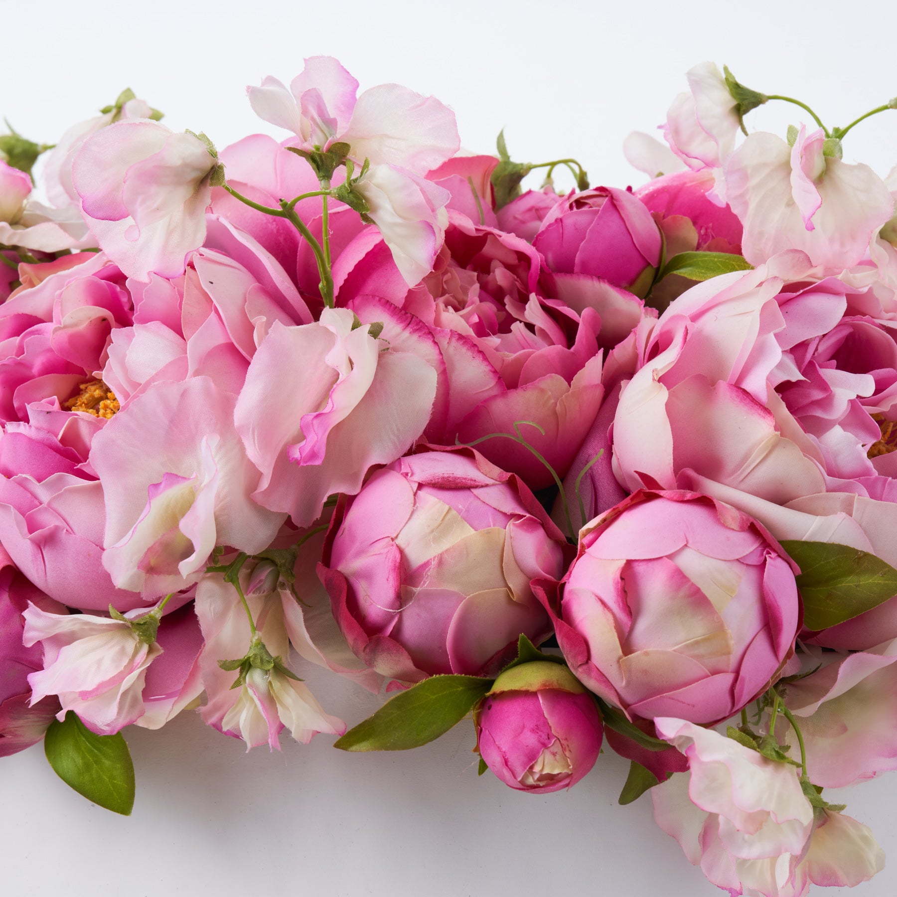 Large Pink Peonies with Bud, Realistic Artificial Luxury Faux Silk Peony  Flowers