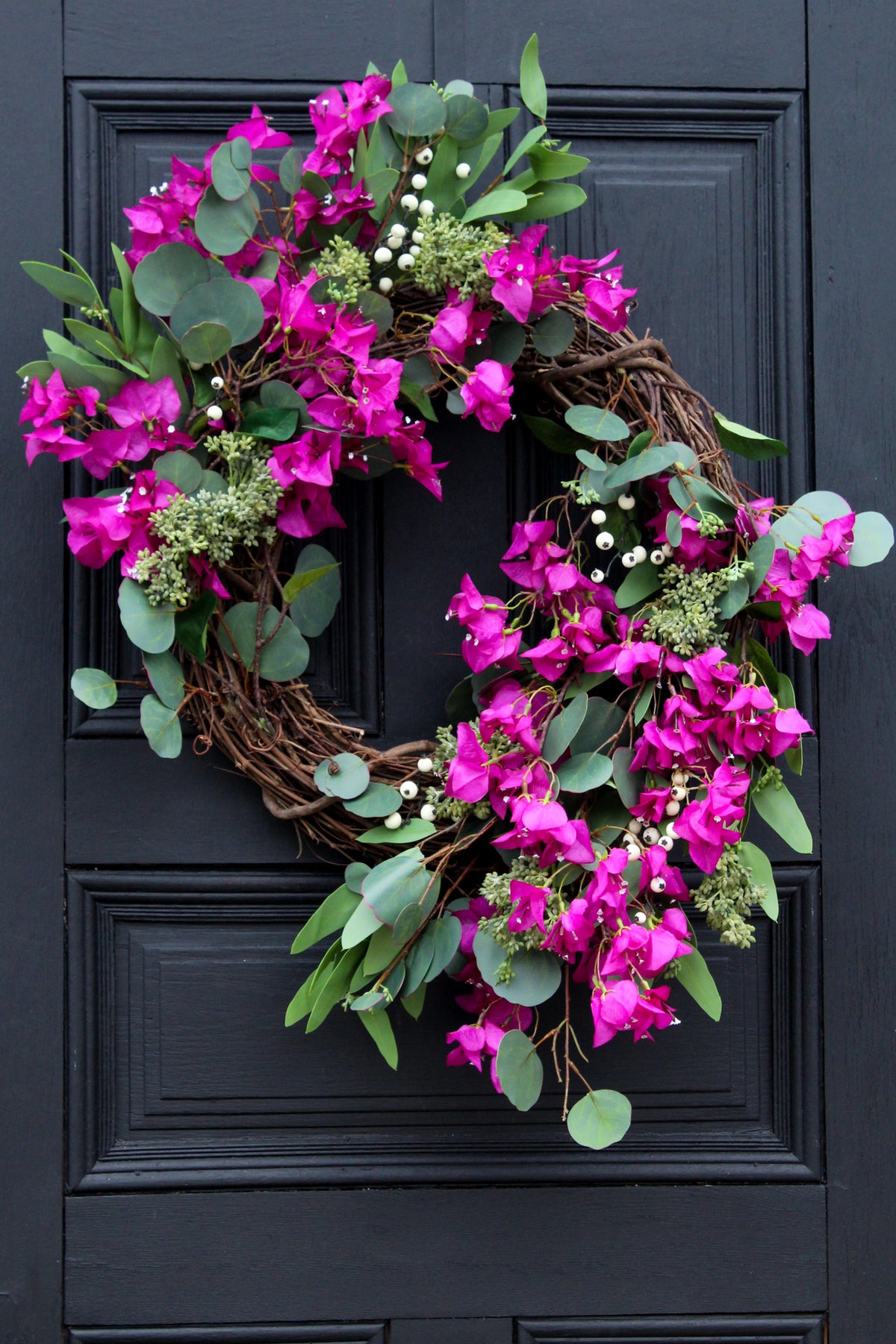 Front door spring wreath – Wreaths of Bloom