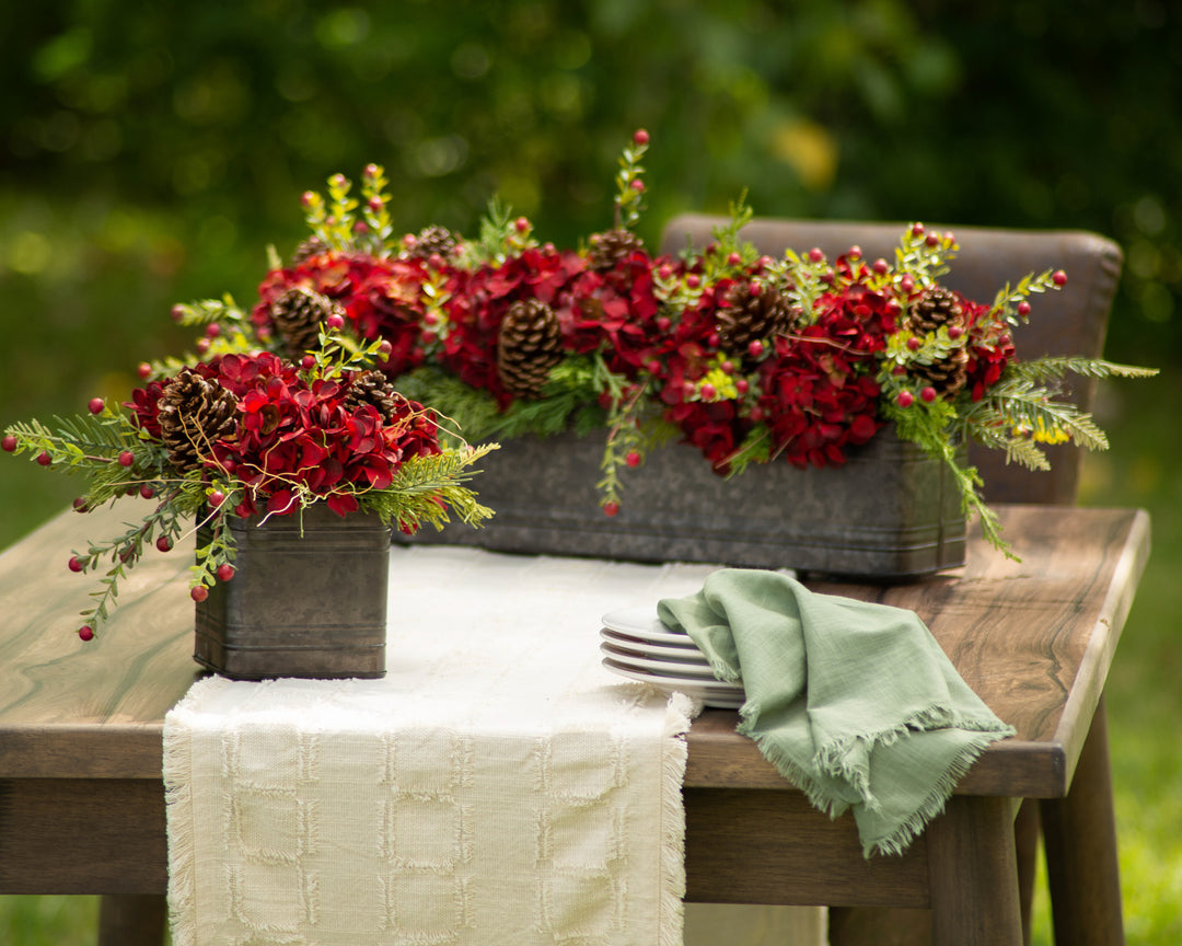 Online Red Farmhouse Drawer Floral Arrangement