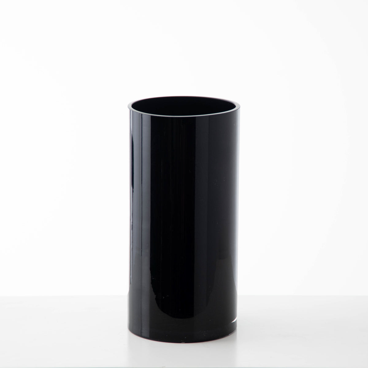 Medium Black Cylinder Glass Vase – Darby Creek Trading