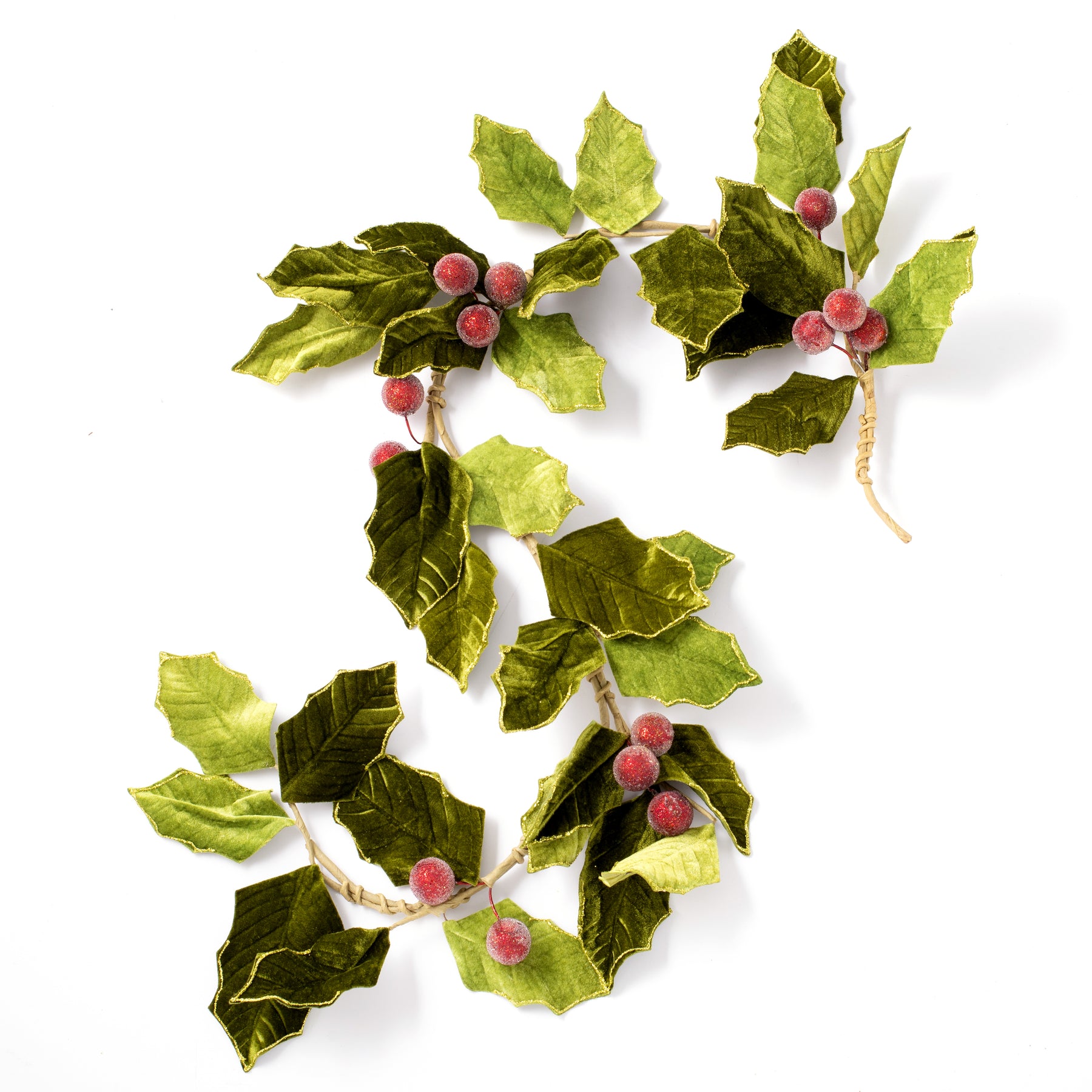 Festive Red Berry Holiday Berry Garland| 6' L Christmas Berry Garlnd