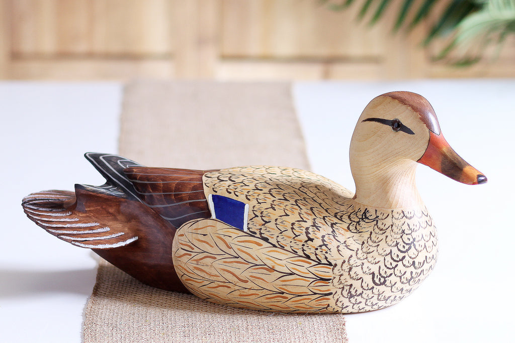 Standing Mallard アンティーク O'DAY Standing Mallard アンティーク O'DAY Fine Hand Painted Mallard Duck