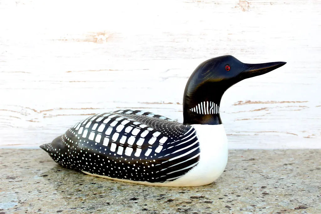 Loon Drake Hand Carved Wooden Decoy | Darby Creek – Darby Creek