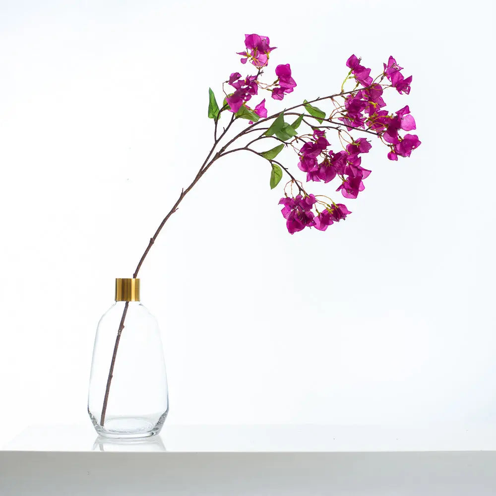 Cerise Purple Bougainvillea Faux Flower Stem | Single or 3 – Darby