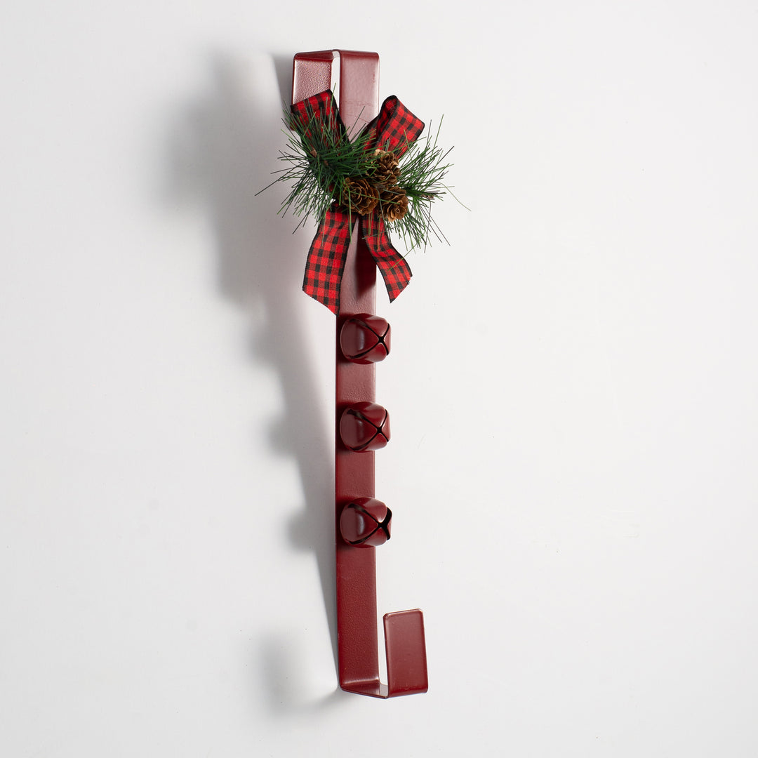Christmas Jingle Bells Set - 6 Pack Metal Craft Bells With Ribbon For Tree Decor