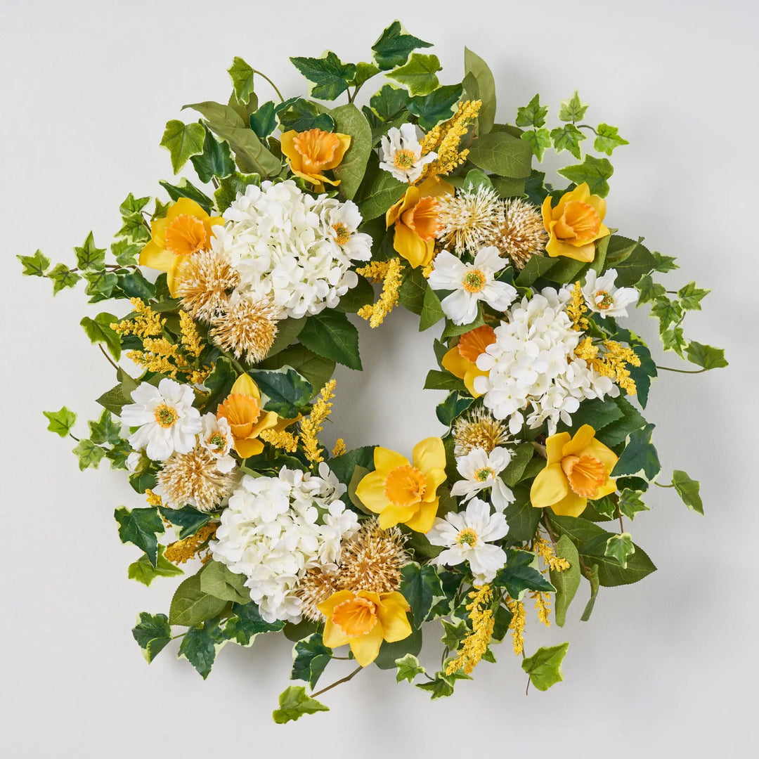 Yellow And White Spring Flowers